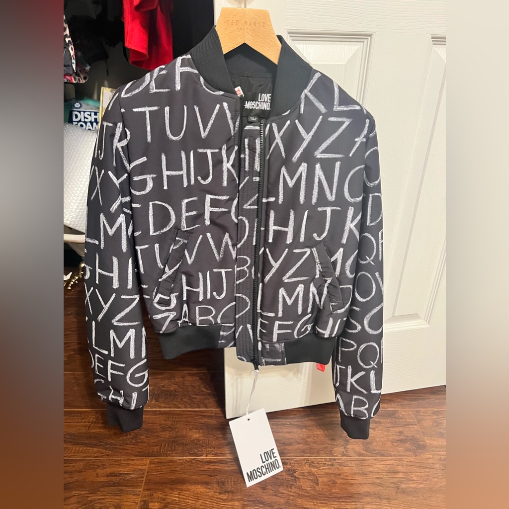 Nwt Love Moschino Jacket/Bomber Size 40